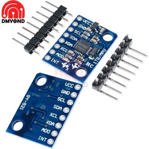 UMProb DC 3.3V 3V-5V MPU6050 3 Axis Analog Gyro Sensors Accelerometer Module GY521 MPU-6050 With Pins for DIY KIT Alarm Computer