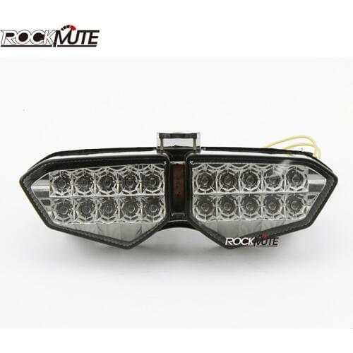 Integrated LED Rear Tail Light Brake Turn Signal Blinker Lamp Smoked For Yamaha YZF-R6 2003-2005/YZF-R6S 2006-2008/XTZ1200 12-14