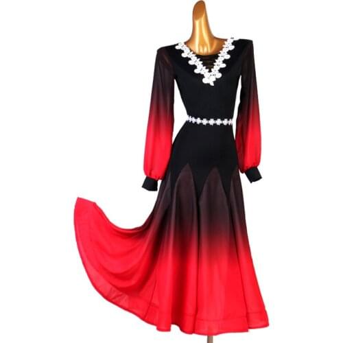 New ballroom dance competition dress dance ballroom waltz dresses standard dance dress women ballroom dress MQ286