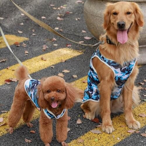 HOOPET Fsahion Pet Dog Cat Camouflage printing Cotton Vest T Shirt Breathable Summer