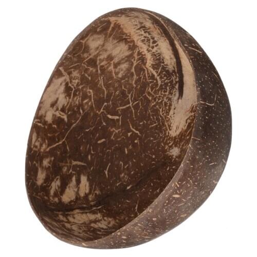 1pcs Unicque Natural Coconut Shell Bowl Vintage Eco-friendly Handicraft Art Work Decoration Ice Cream Bowls Creative Tools