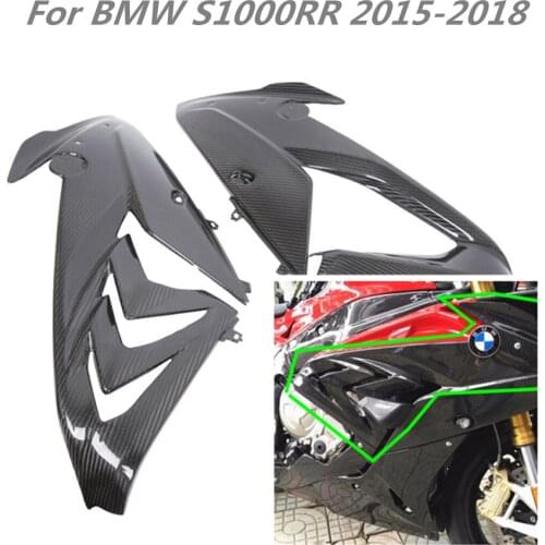 2016 2017 S 1000RR Motorcycle Carbon Fiber Side Panel Body Infill Cover Fairing for BMW S1000RR S 1000RR S 1000 RR 2015-2018