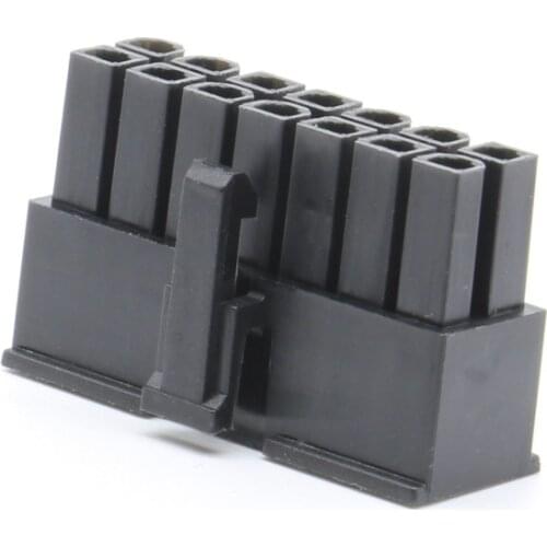 5pcs 14pin 5557 black Molex connector 4.2mm pitch connector plug male plastic shell computer ATX power cars connector