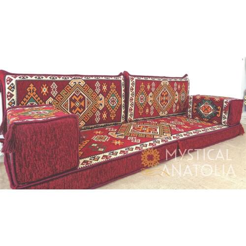 Arabic Floor Sofa / Arabic Floor Seating / Arabic Majlis / Arabic Couches / Oriental Seating / Benc Cushions / Arabic Jalsa