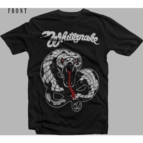WHITESNAKE-Trouble-English hard rock bandBLACK T-shirt SizesS to 7XL