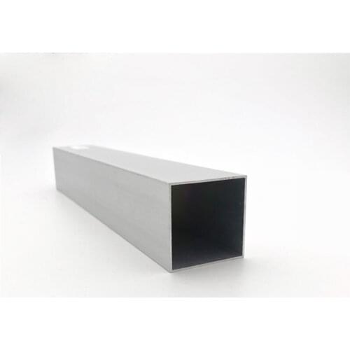 40mm*40mm*1mm square tube aluminum alloy hollow pipe rectangle straight duct vessel 100/200/300/400/500/550mm length