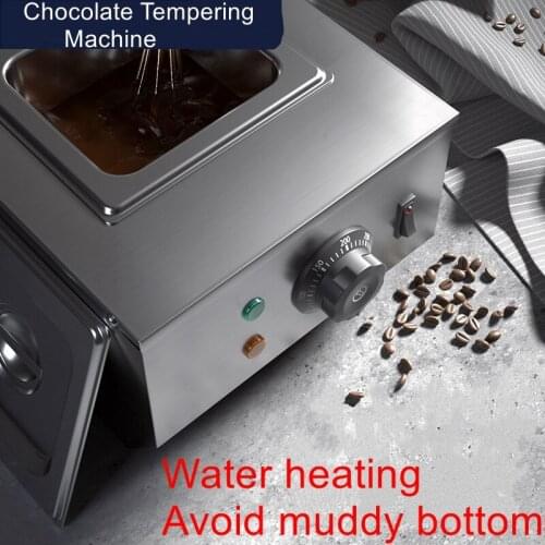 Ice cream waffle chocolate melting pot commercial melting furnace water heating chocolate melting furnace machine