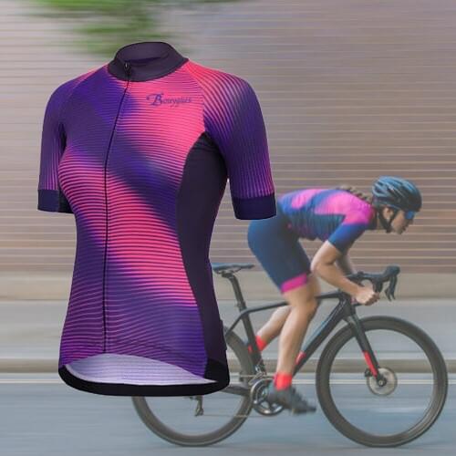 Cycling Jersey short sleeve women clothes 2020 Bicycle Clothing Top bike Shirt Breathable Summer MTB jersey ciclismo BOUYGUES
