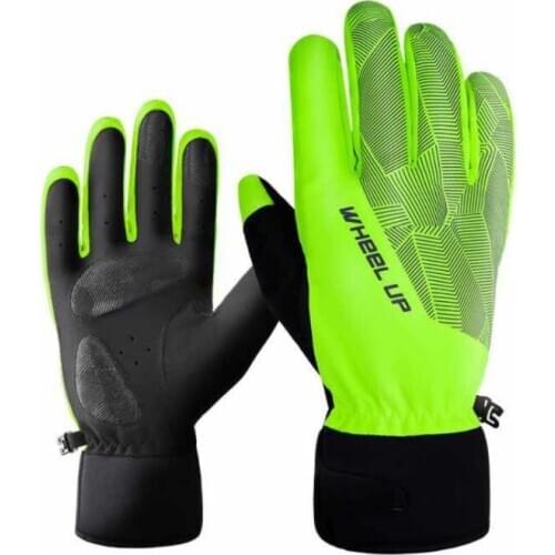 Wheelup Winter -20 Degrees Cold-proof Ski Gloves Windproof Waterproof Keep Warm Gloves Touchscreen Anti Slip Soft Fluff Gloves