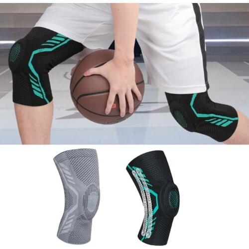 1Pc Elastic Therapy Kneecap Patella Protective Cover Unisex Sports Kneepad Outdoor Running Kneelet Protective Cover