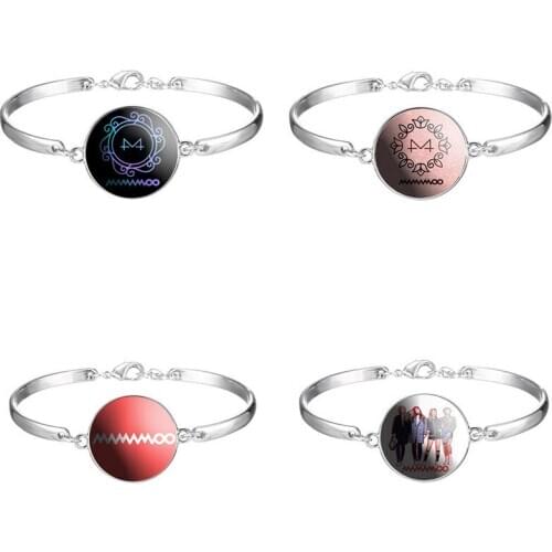 1 Pcs Kpop MAMAMOO Album Metal Bracelet Adjustable Wristband HWA SA Moon Byul Solar WheeIn Jewelry Accessories