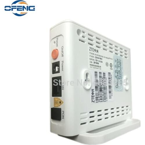10PCS ont zte F601 GPON Terminal ONU Optical Terminal 1GE Port Apply to FTTH Modes with power adapter, no box Free Shipping