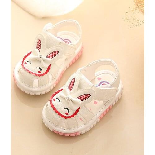 2021 Fashion Newborn Baby Summer Sandals Cute Animal Pattern Infant Boys Girls First Walker Toddler PU Classic Sneakers Shoes