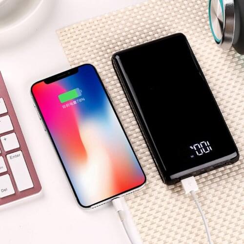 2021 New (No Battery)Dual USB Output 6x 18650 Battery DIY Power Bank Box Holder Case For Mobile Phone Tablet PC