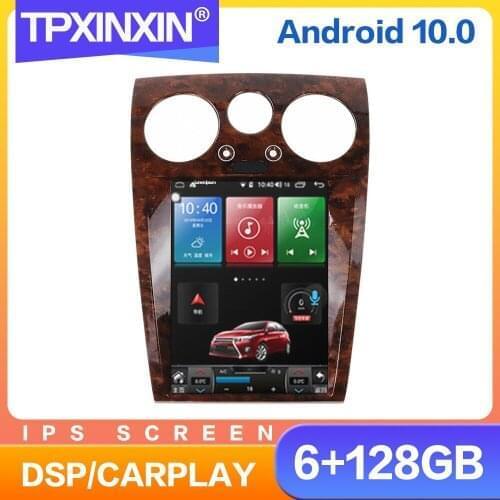 Tesla IPS Vertical Screen Android Car Radio For Bentley Continental Flying Spur Multimedia Video DVD Player Navigation GPS 2 din