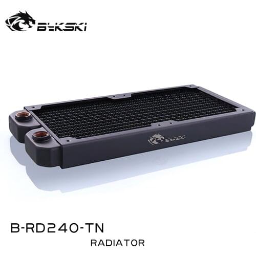 Bykski B-RD240-TN 240mm 2 x 12cm Copper Radiator Water Cooling