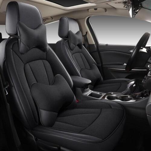 Custom car seat cover leather for auto kia cerato carnival opirus cadenza soul car Interior Accessories cover stickers on cars