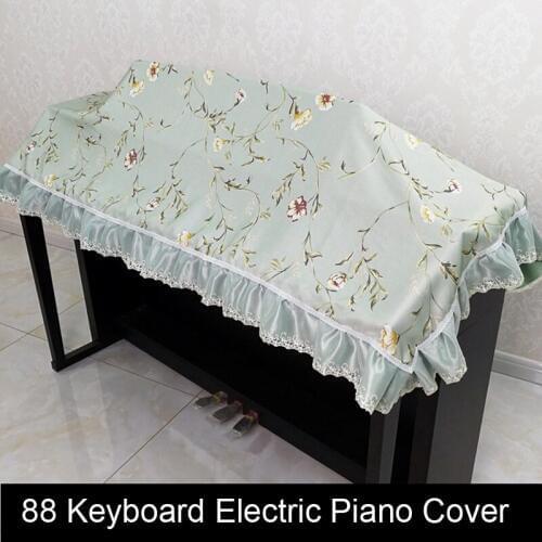 88 Keys Digital Piano Keyboard Cover Universal Lace Full Cover Electronic Instrument Cover Dustproof Dirt Proof Protector