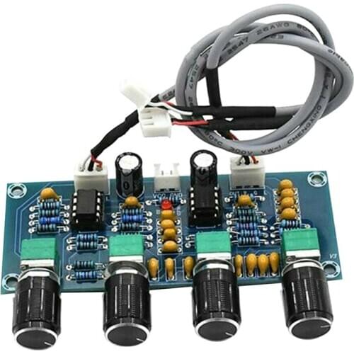 HFES XH-A901 NE5532 Tone Board Preamp Pre-Amp with Treble Bass Pre-Amplifier Board