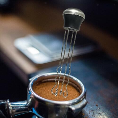 Handle Needle Coffee Tamper Coffee Tamper Distributor Leveler Tool Needle Type Coffee Powder Distributor