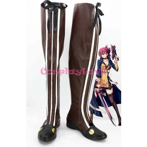 The Legend of Heroes Eiyuu Densetsu Sen no Kiseki Sara Valestin Cosplay Shoes Boots Hand Made For Christmas Halloween