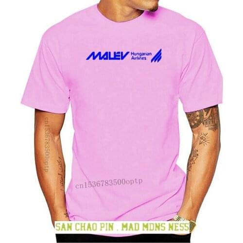 Malev Airways Shirt Logo Hungarian Airlines Pilot Aviation Jet New 2020 Fashion Hot T-Shirt Summer Style Funny