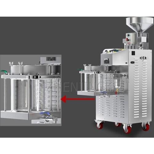 Oil Press Machine 1500W Commercial Desktop Stainless Steel Vacuum Filter Peanut Sesame Walnut And Soybean Squeeze Oil Machine