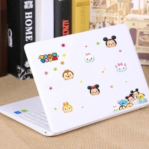 Mickey mouse carton dod diy mini stickers for Refrigerator laptop decorative decals wall sticker wedding decorations home decor