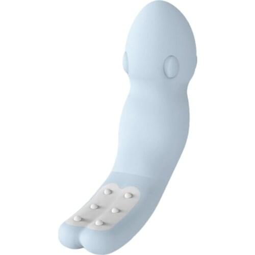 Mini Wand Massager with Massage Point Silicone Waterproof Cordless Vibrator 9 Frequency for Women APP & Button Control NShopping