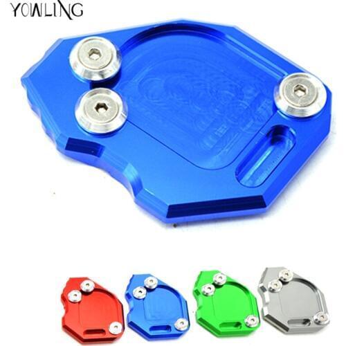 Motorcycle stand motorbike Kickstand Aluminum Side Stand Plate Enlarge caballete For BMW F800GS F 800GS 2012 2013 2014 2015