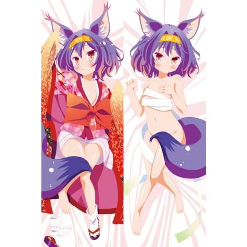 Newly Design Long Body Throw Pillow Cover Izuna Hatsuse Jibril Long Size Pillow Cases