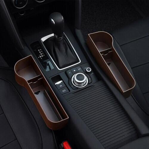 Auto Car Seat Slit Pocket Napkin Snacks Phone Storage Box Sundries Organizer Car Accessories Interior Stowing Tidying