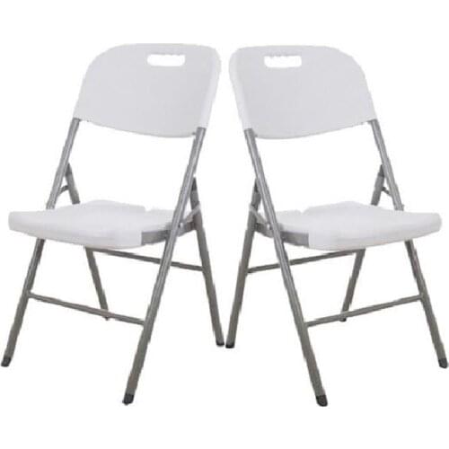 HDPE plastic folding chair backrest chair for training conference multicolor outdoor chair portable folding computer chair