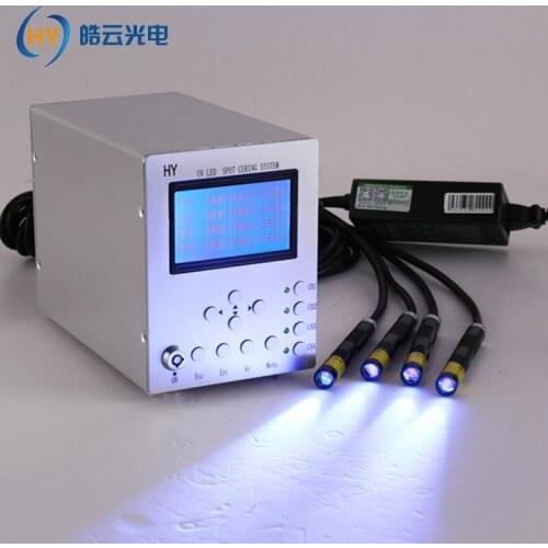 UV Point Light Source UV Glue Shadowless Glue Curing Machine LED Light Irradiation Machine 365nm Ultraviolet Light Second Curing
