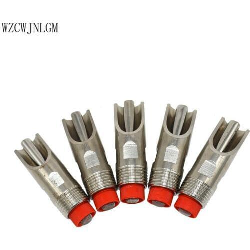 25 Pcs Pig Thicken Stainless steel Automatic Nipple Drinking Animals Drinking Instrument Waterer Feeder Farm Equipment 20 MM