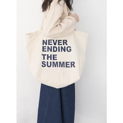 Women Canvas Shoulder Bag Vincent van Gogh Printing Simple Shopping Bags Students' Book Bag Cotton Cloth Handbags Tote For Girls