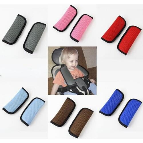 1set Car Baby Child Safety Seat Belt Shoulder Cover Protector For Baby Stroller Protection Crotch Seat Belt Cover Car Styling