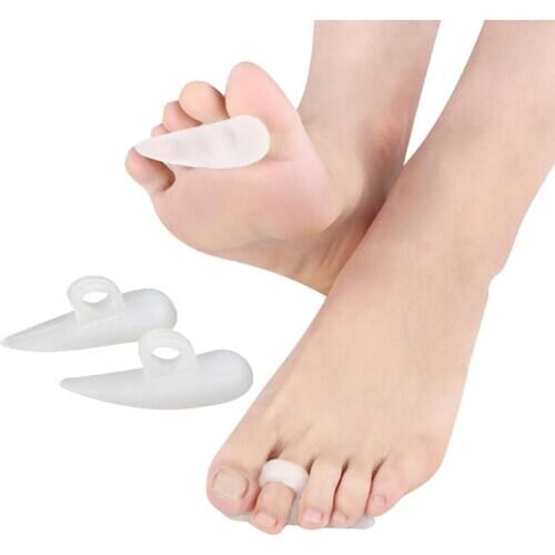 1 Pair Feet soft Gel Silicone Foot Fingers Toe Separator Foot Care