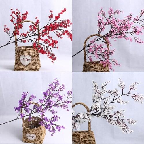 1pc Campanula Simulation Flower Wedding Bouquet Flower Arrangement Artifiial Silk Flower Hanging Bell Flower Plant