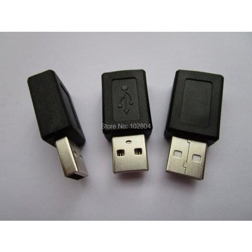 2 pcs USB Male Plug to Mini USB 5Pin Female Jack Adapter Connector
