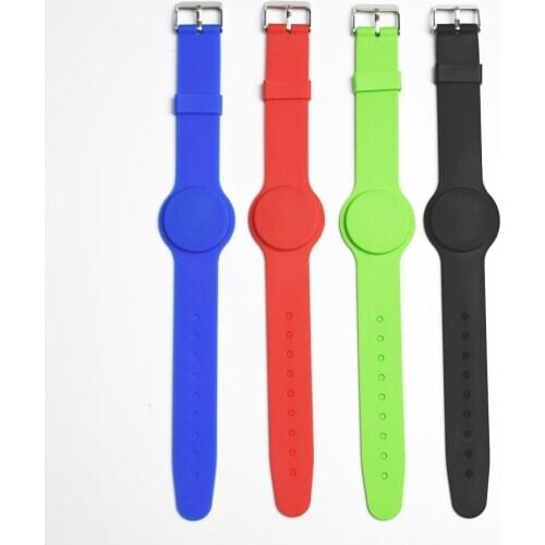 5pcs 13.56Mhz UID Changeable 1K S50 NFC Bracelet RFID Wristband Chinese Magic Card Back Door Rewritable S50 Card