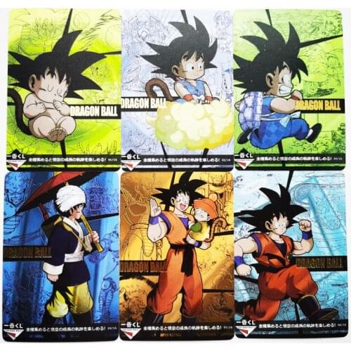 9pcs/set Dragon Ball Z Laser Carving Goku Growth History Super Saiyan Vegeta Hobby Collectibles Game Anime Collection Cards