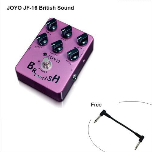 JF-16 British Sound Electric Guitar Effect Pedal with 6 Knobs Amplifier Simulator Get Tones Inspired By Marshall-amp-simulating