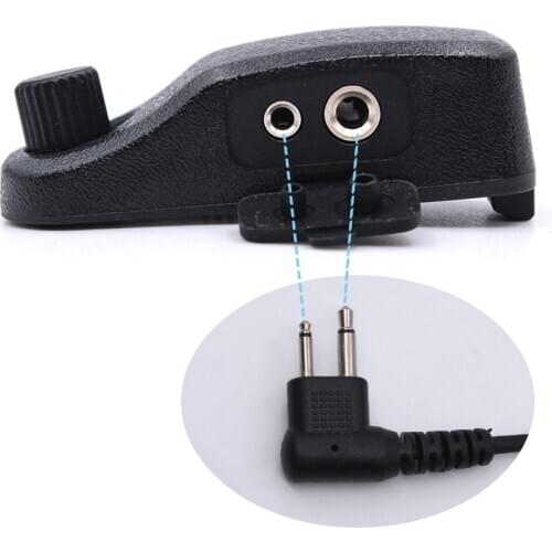 Audio Adapter for Motorola Radio DP4400 DP4600 DP4800 DP4601 DP3600 DP3601 DP3400 Connector Converter Fit 2 Pins Earpiece