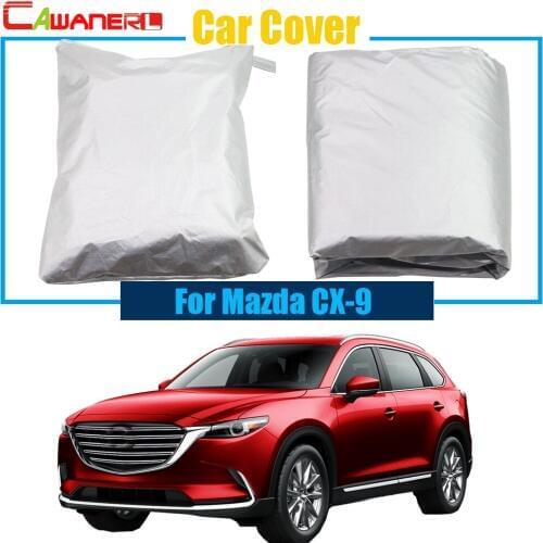 Cawanerl Car Cover Sun Shade Anti UV Sun Rain Snow Scratch Resistant Cover Dust Proof For Mazda CX-9