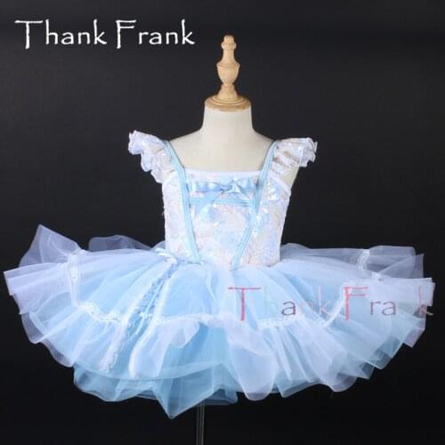 New Girls Lace Ballet Dress Kids Flutter Sleeve Tutu Dresses Women Tulle Ballet Costume Adult Bow Ballerina Dance Costumes C772