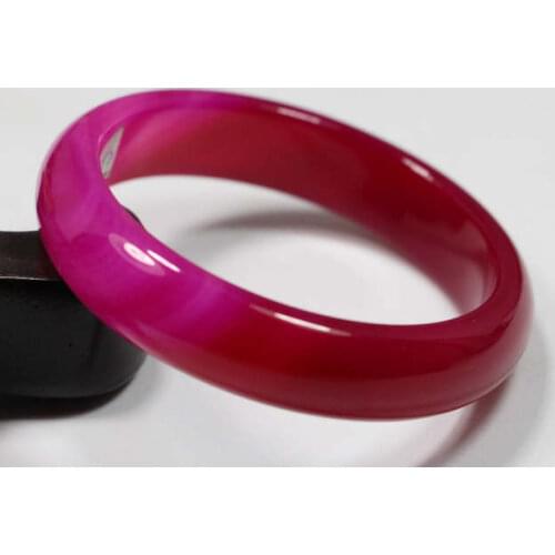 62MM VERY FINE RARE NATURAL RED JADEITE JADE BRACELET BANGLE #A 212 a 5.19