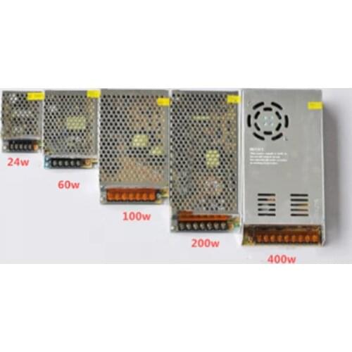 DC 12V 24V 15W 60W 72W 120W 180W 200W 100W 150W switch mode power supply constant voltage LED driver transformer AC 110V / 220V