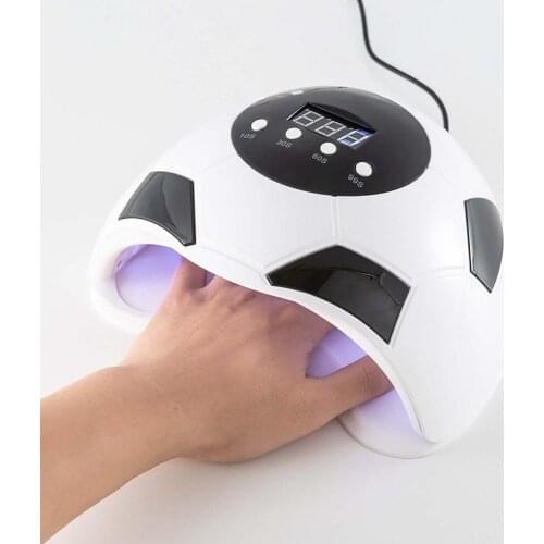 F3 Nail Dryer Football Shape 86W 36 Lighting Beads LED Double Light Manicure Drying Lamp for Beauty гель лак для ногтей