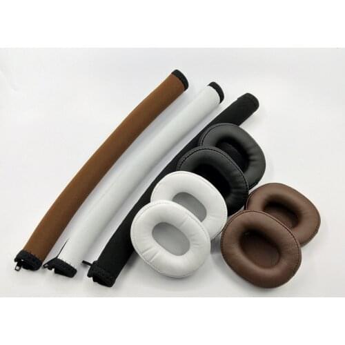HOT Soft Protein Foam Ear Pads Cushions for Audio-Technica ATH-SR5 ATH-MSR5 ATH SR5 SR5BT MSR5 Headphones Headband